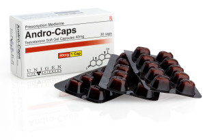 ANDRO-CAPS (Testosterone Undecanoate Soft Gel capsules 40 mg)